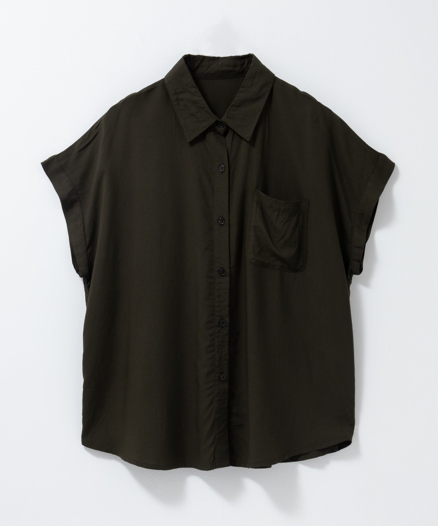 Howdy Marie  インドファブリック 前開きフレンチスリーブシャツ レディース商品画像-20