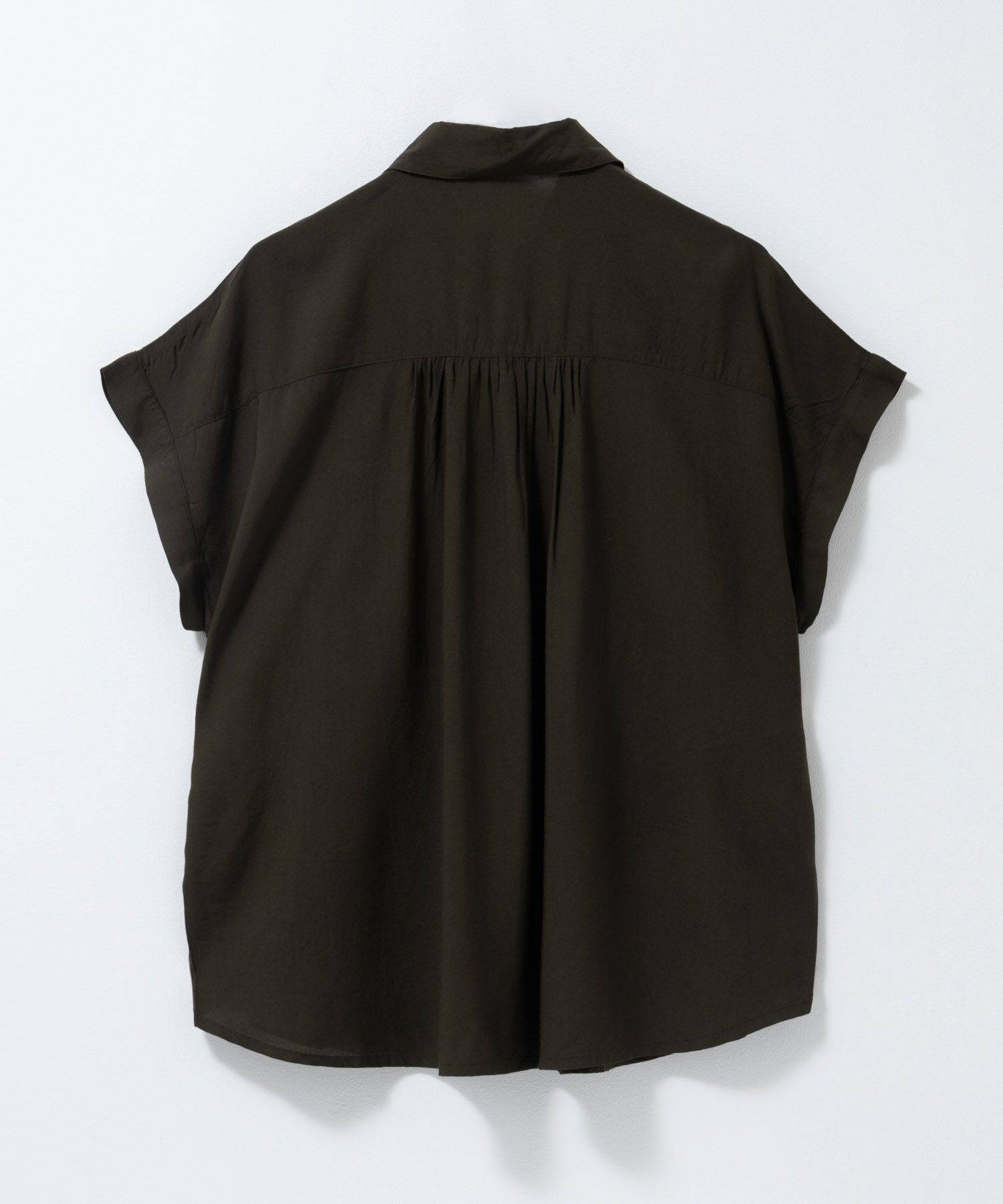 Howdy Marie インドファブリック 前開きフレンチスリーブシャツ レディース商品画像-21