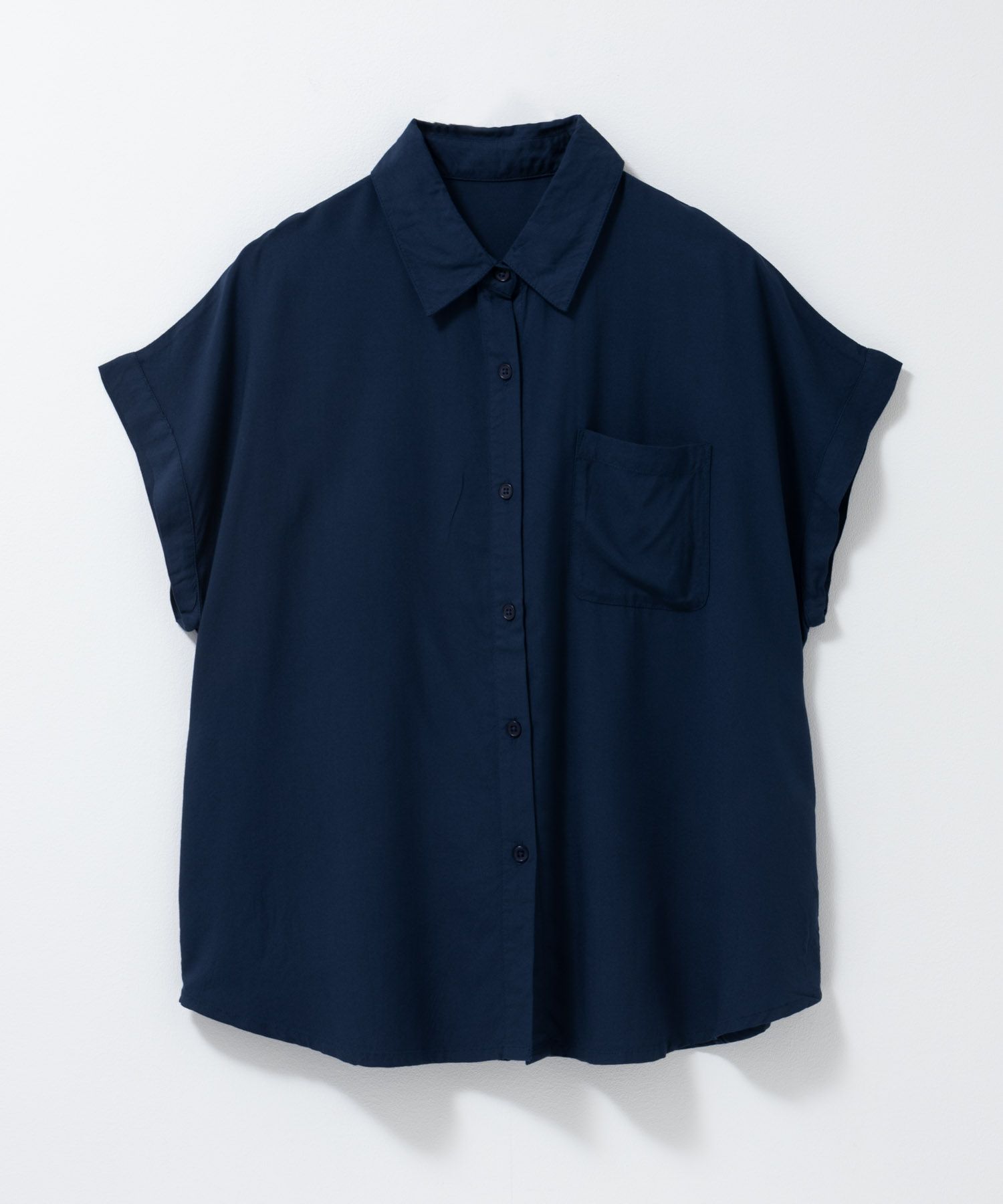 Howdy Marie  インドファブリック 前開きフレンチスリーブシャツ レディース商品画像-22