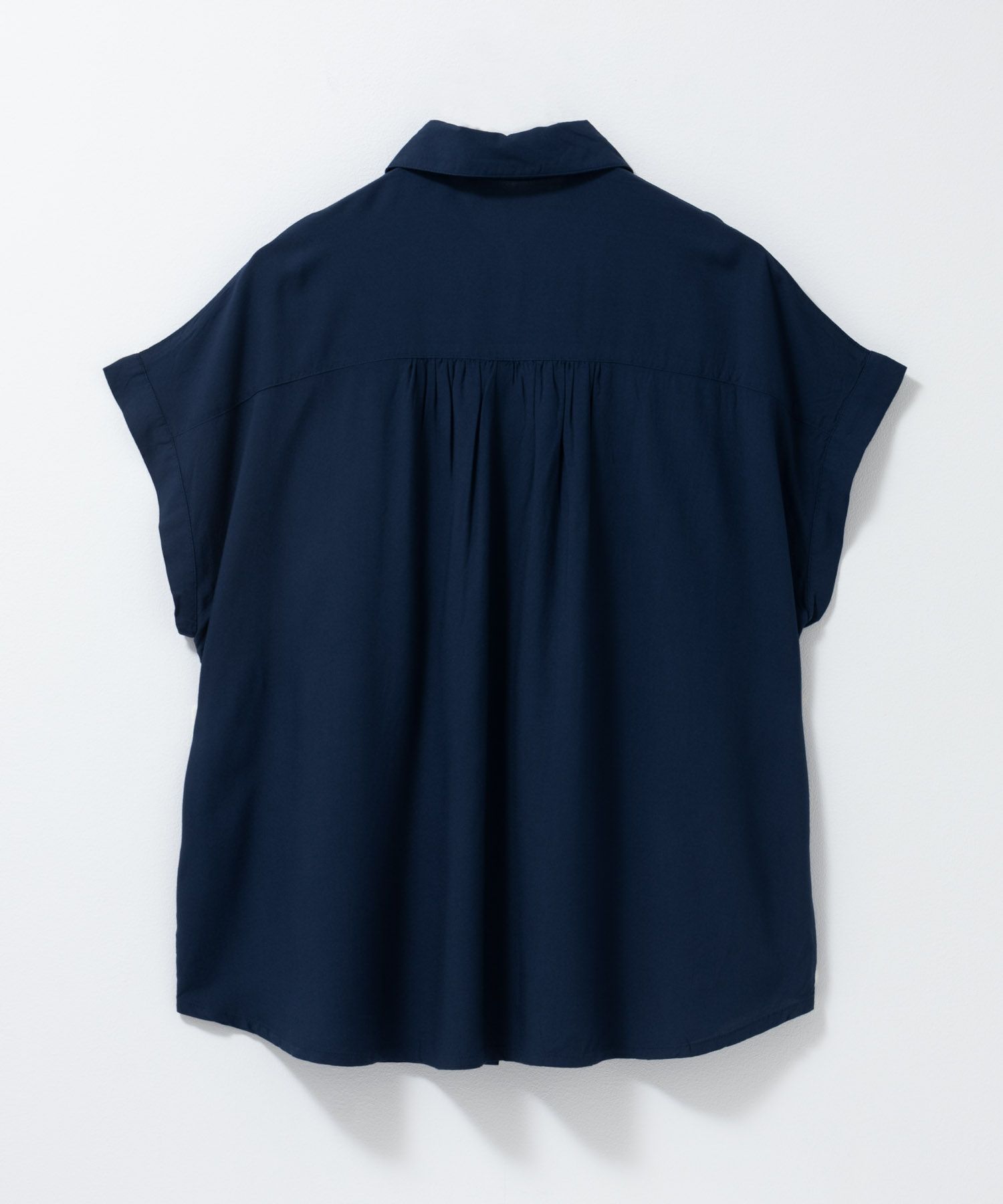 Howdy Marie インドファブリック 前開きフレンチスリーブシャツ レディース商品画像-23