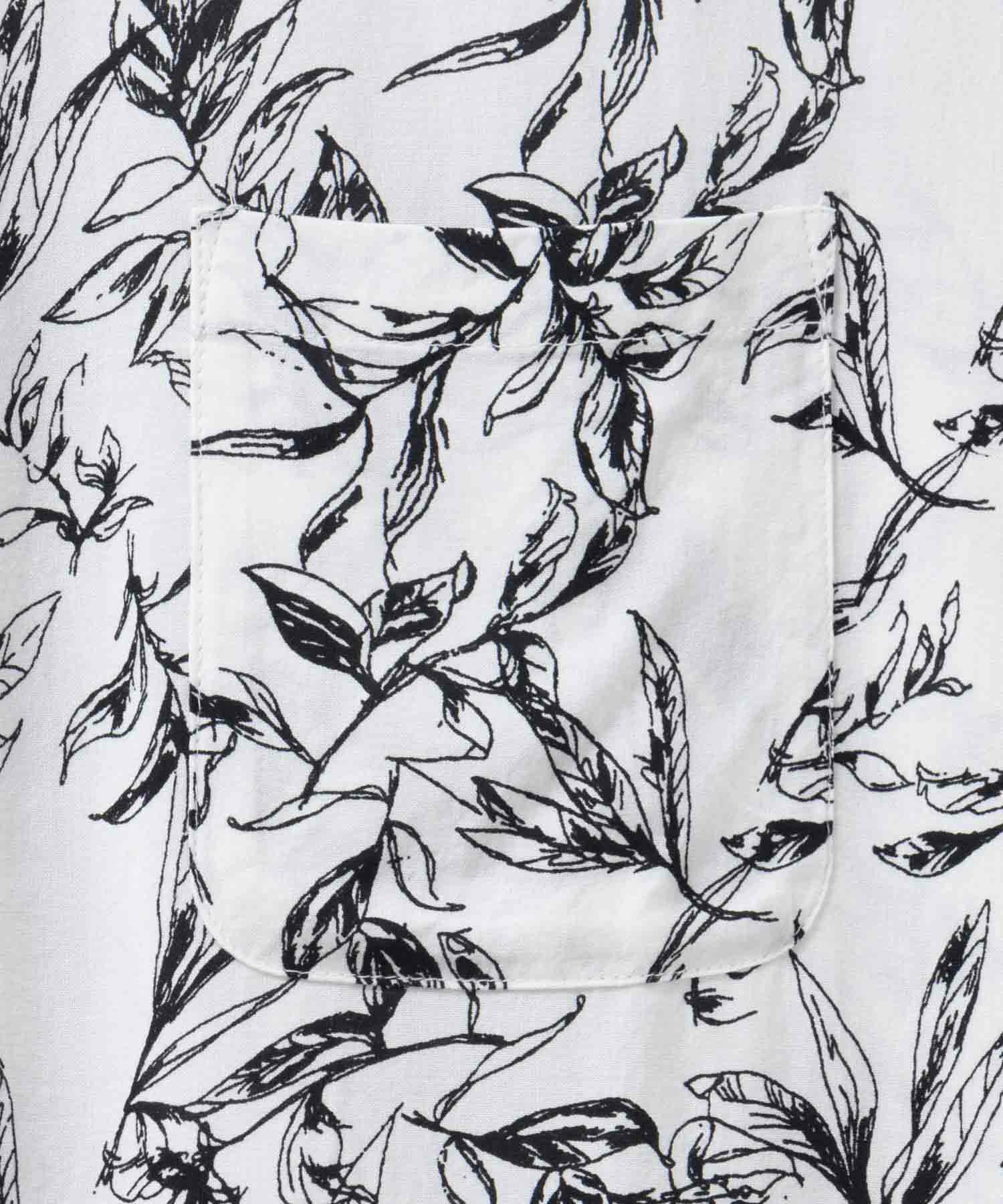 Howdy Marie  インドファブリック 前開きフレンチスリーブシャツ レディース商品画像-24