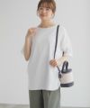 nAvy エブリーT 汗じみ軽減裾ラウンドチュニックTシャツ レディース ネコポス 対応商品