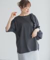 nAvy エブリーT 汗じみ軽減裾ラウンドチュニックTシャツ レディース ネコポス 対応商品