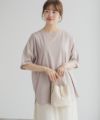 nAvy エブリーT 汗じみ軽減裾ラウンドチュニックTシャツ レディース ネコポス 対応商品