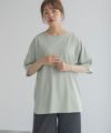 nAvy エブリーT 汗じみ軽減裾ラウンドチュニックTシャツ レディース ネコポス 対応商品