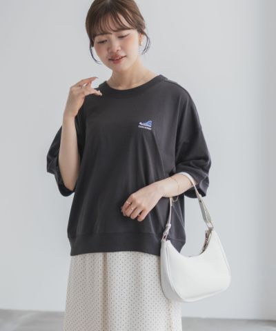 CONVERSE  ワンポイントシューズTシャツ レディース ネコポス 対応商品