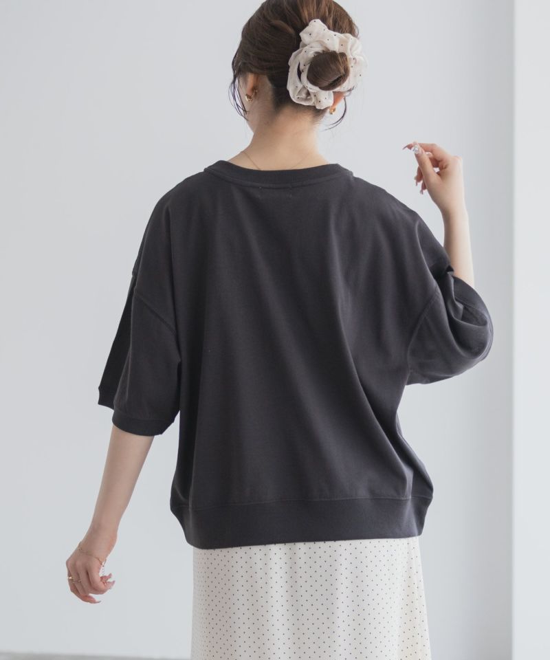 CONVERSE  ワンポイントシューズTシャツ レディース メール便 対応商品商品画像-8