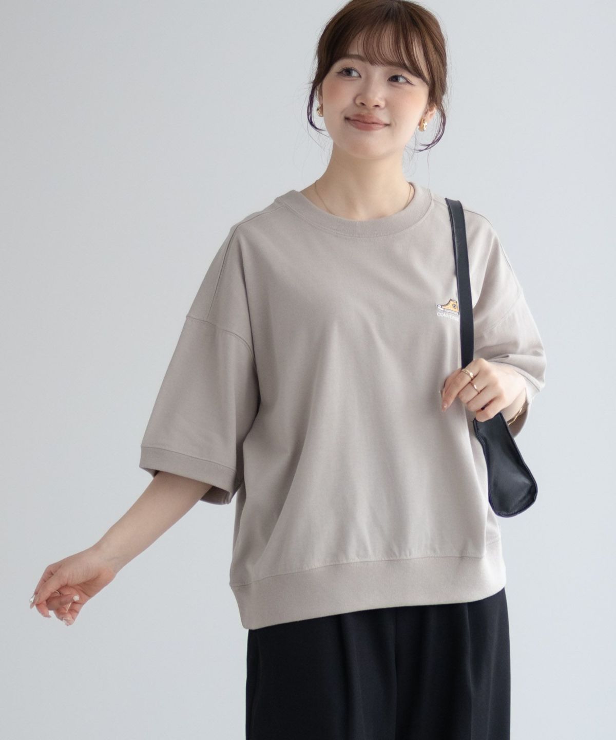 CONVERSE ワンポイントシューズTシャツ レディース ネコポス 対応商品
