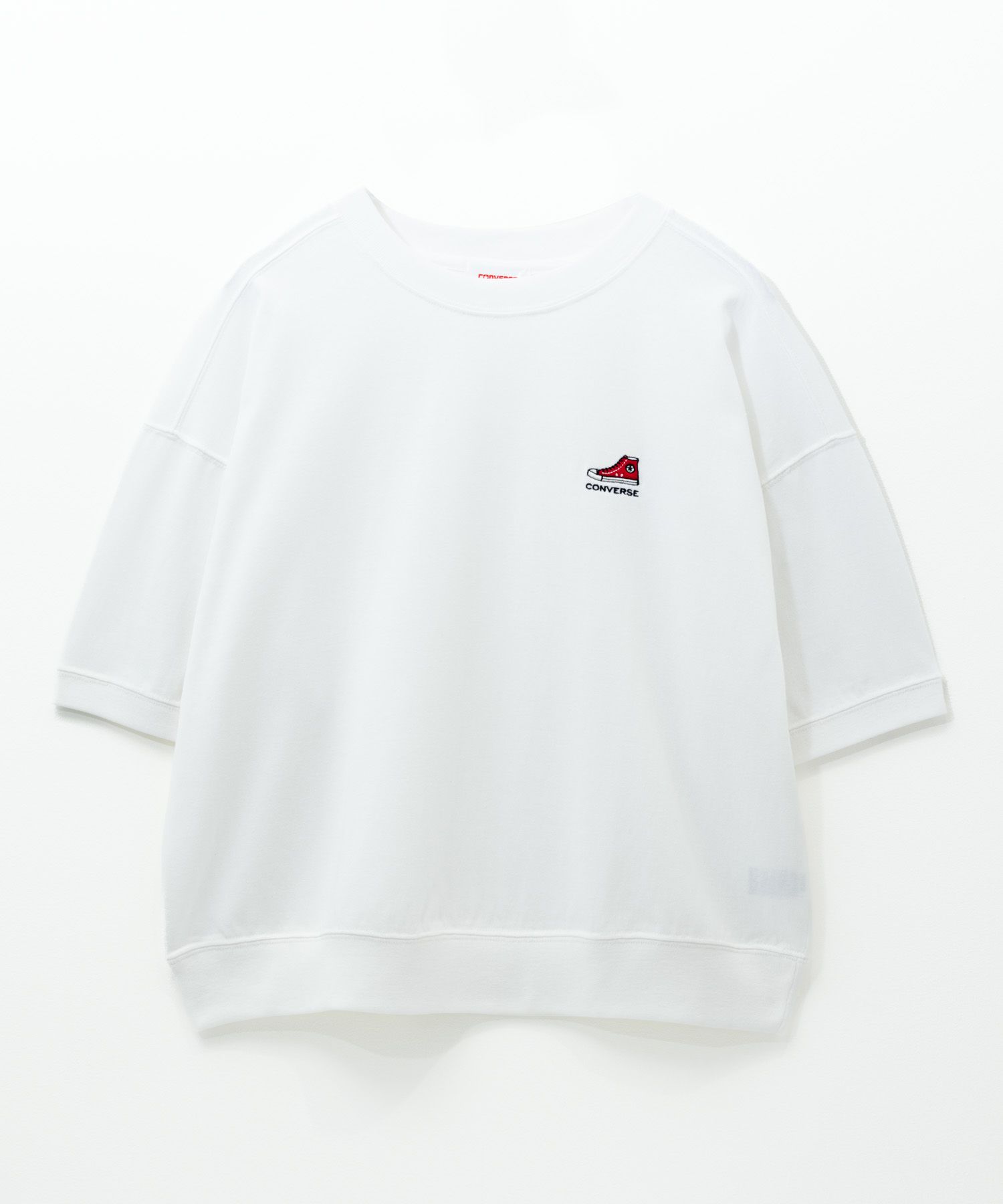 CONVERSE  ワンポイントシューズTシャツ レディース メール便 対応商品商品画像-20