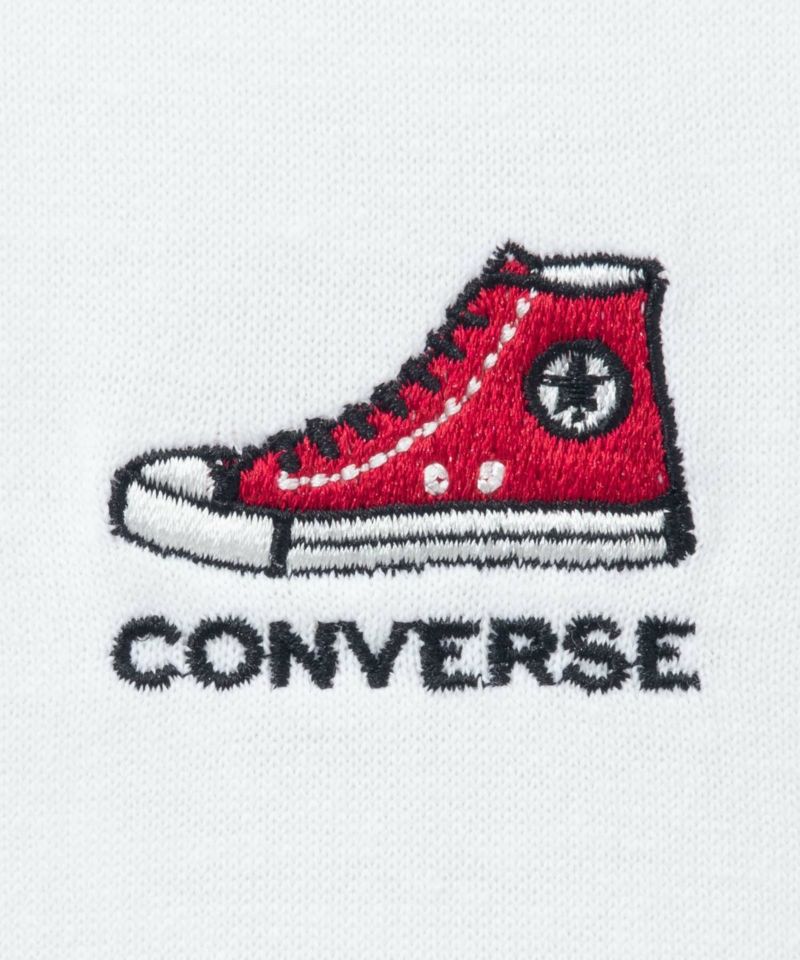 CONVERSE  ワンポイントシューズTシャツ レディース メール便 対応商品商品画像-25