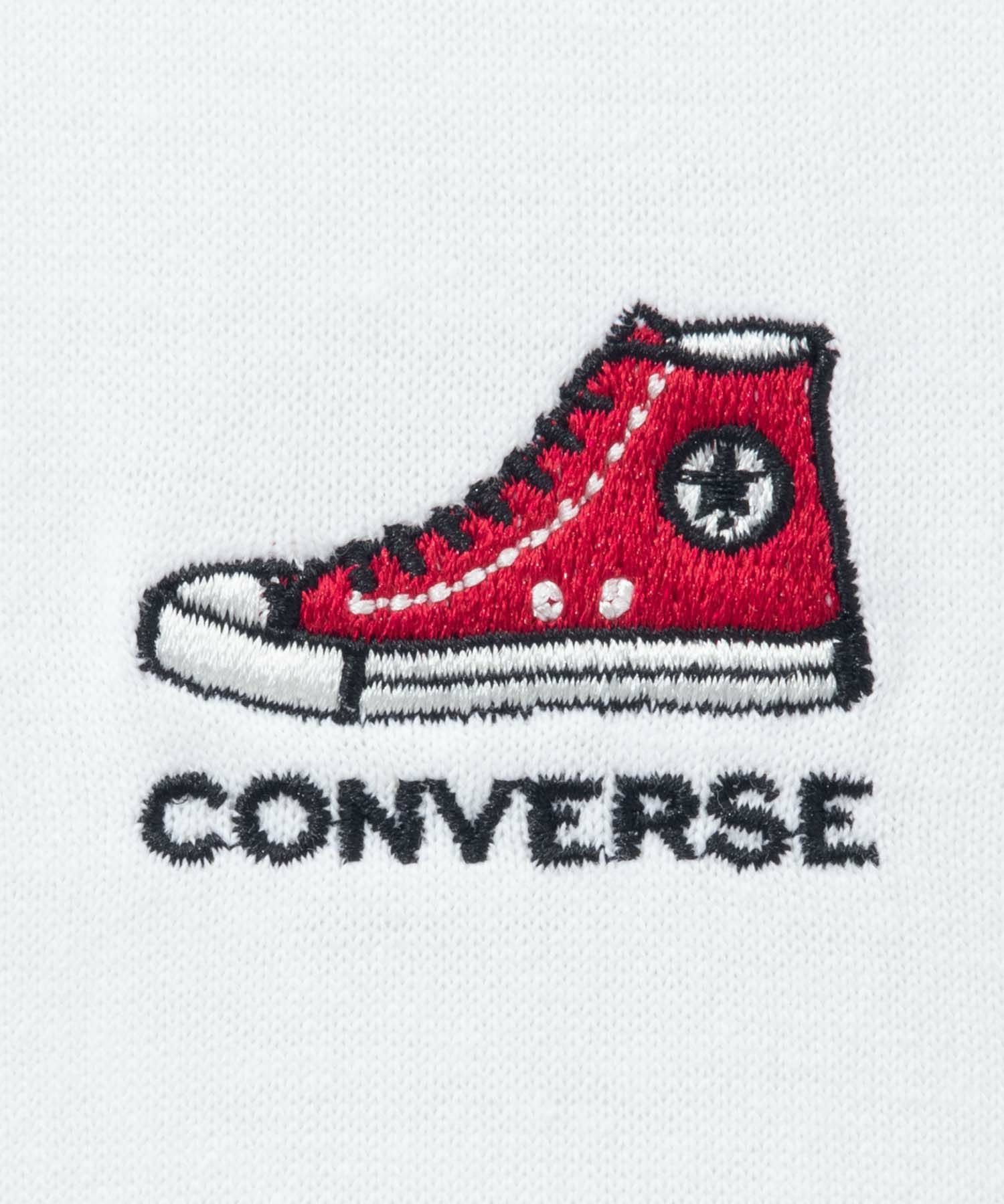 CONVERSE  ワンポイントシューズTシャツ レディース メール便 対応商品商品画像-25