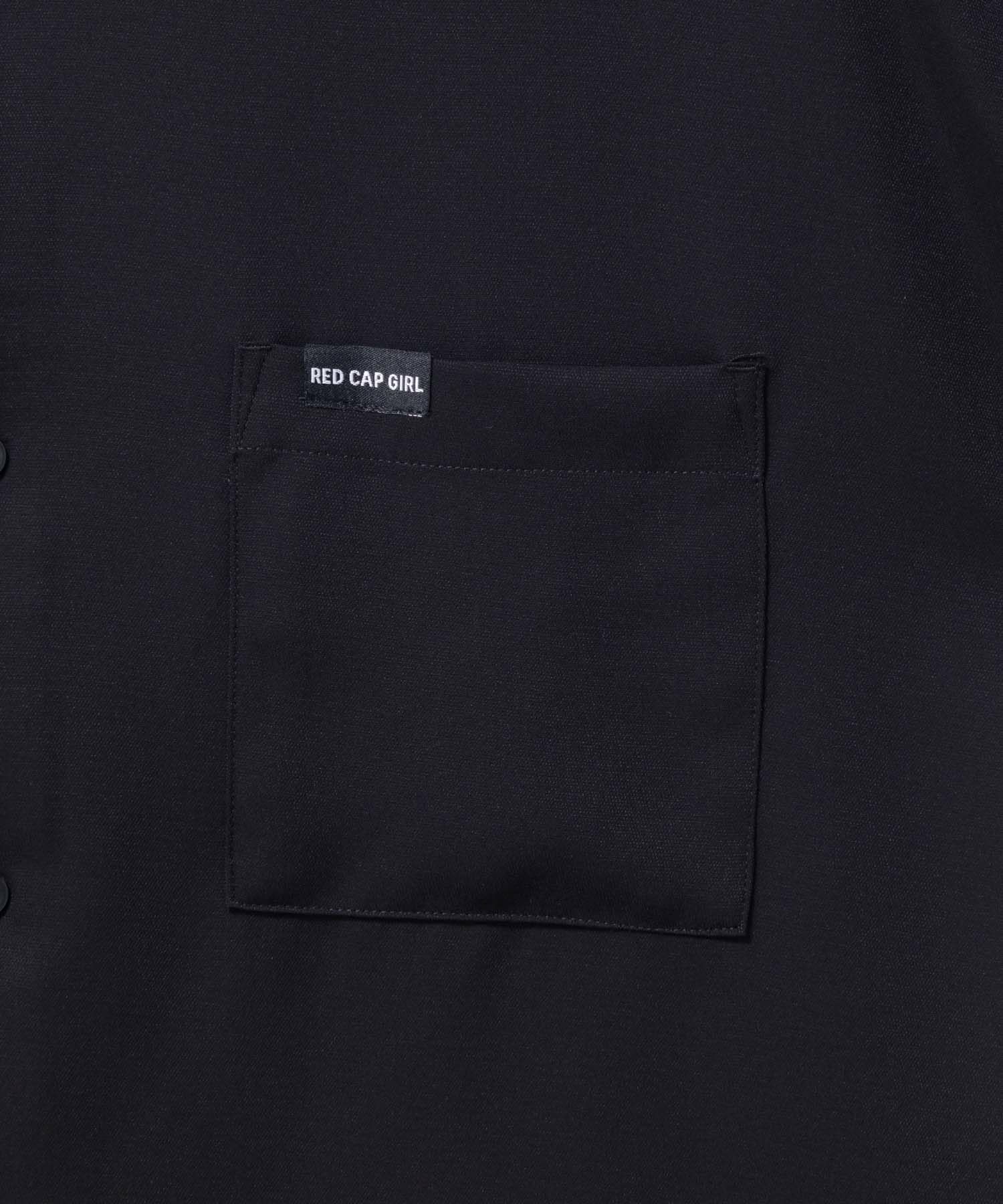 RED CAP GIRL  ルーズサイズバック刺繍クレリック半袖シャツ メンズ商品画像-10