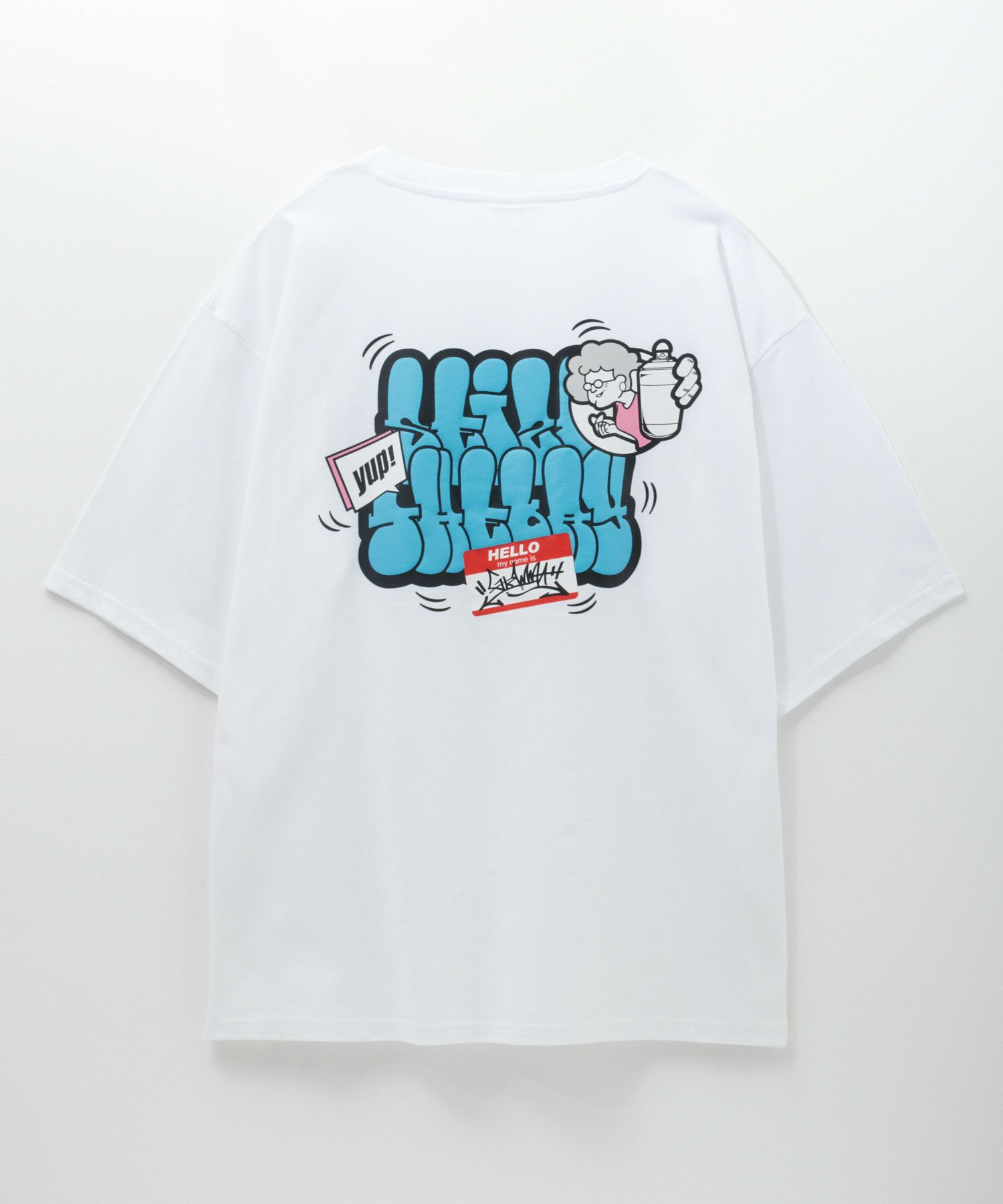 天竺発泡バブルロゴTシャツ メンズ メール便 対応商品商品サムネイル-3