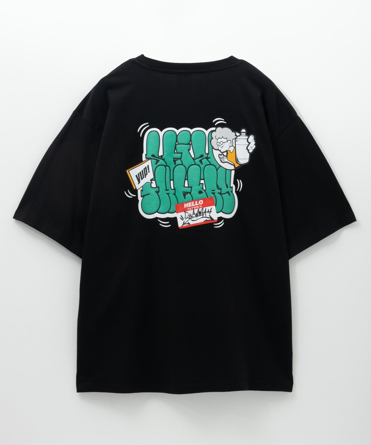 天竺発泡バブルロゴTシャツ メンズ ネコポス 対応商品