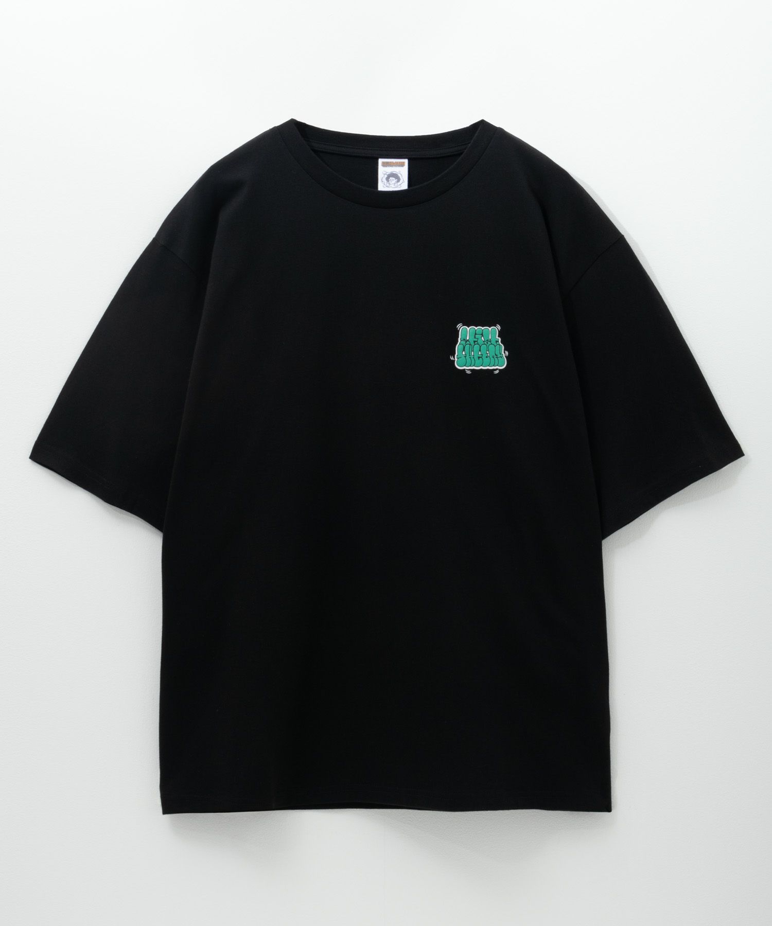 天竺発泡バブルロゴTシャツ メンズ ネコポス 対応商品