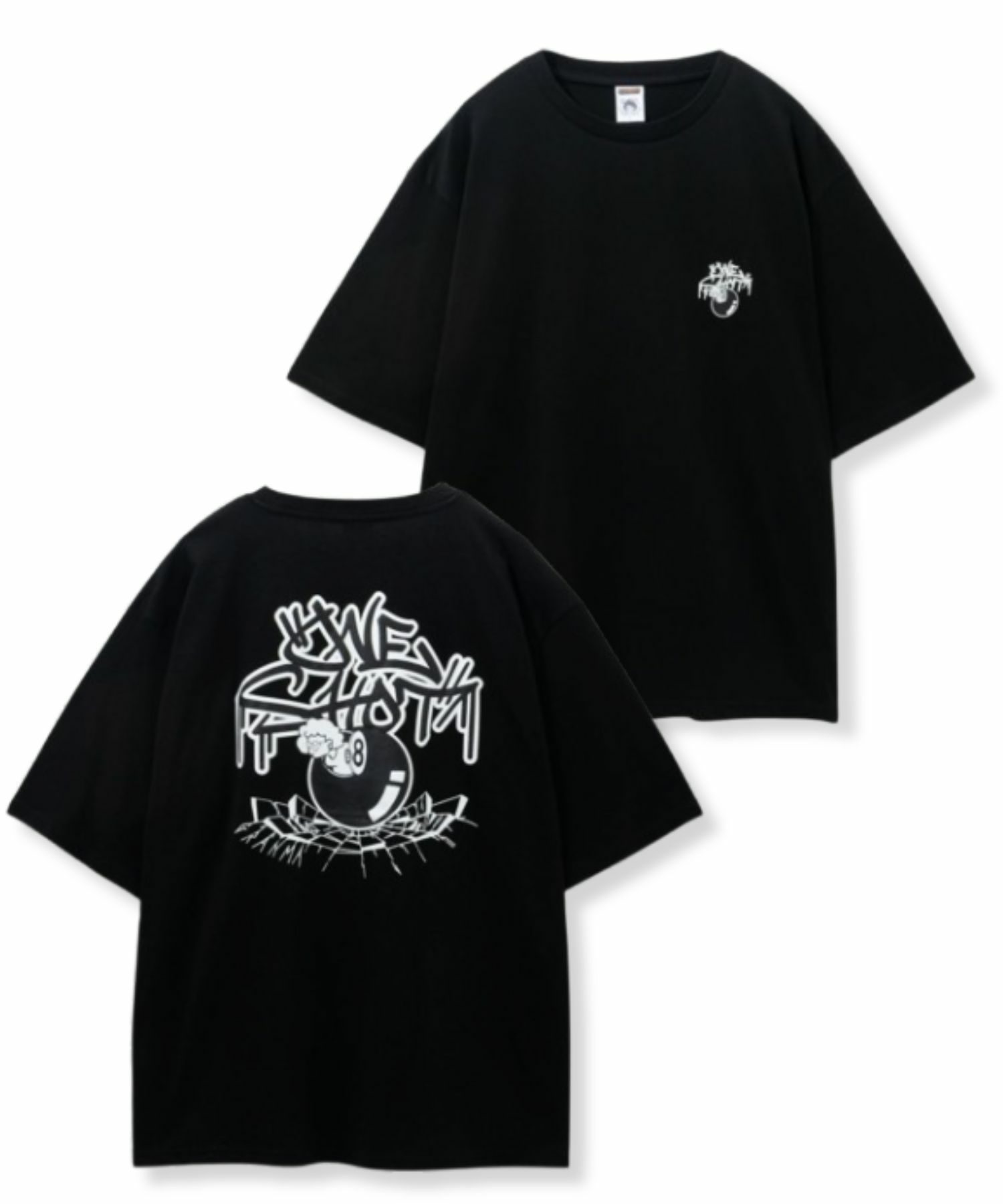 天竺発泡タギングロゴTシャツ メンズ メール便 対応商品商品画像-2