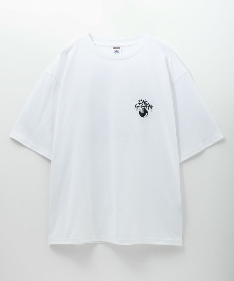 天竺発泡タギングロゴTシャツ メンズ メール便 対応商品商品画像-4