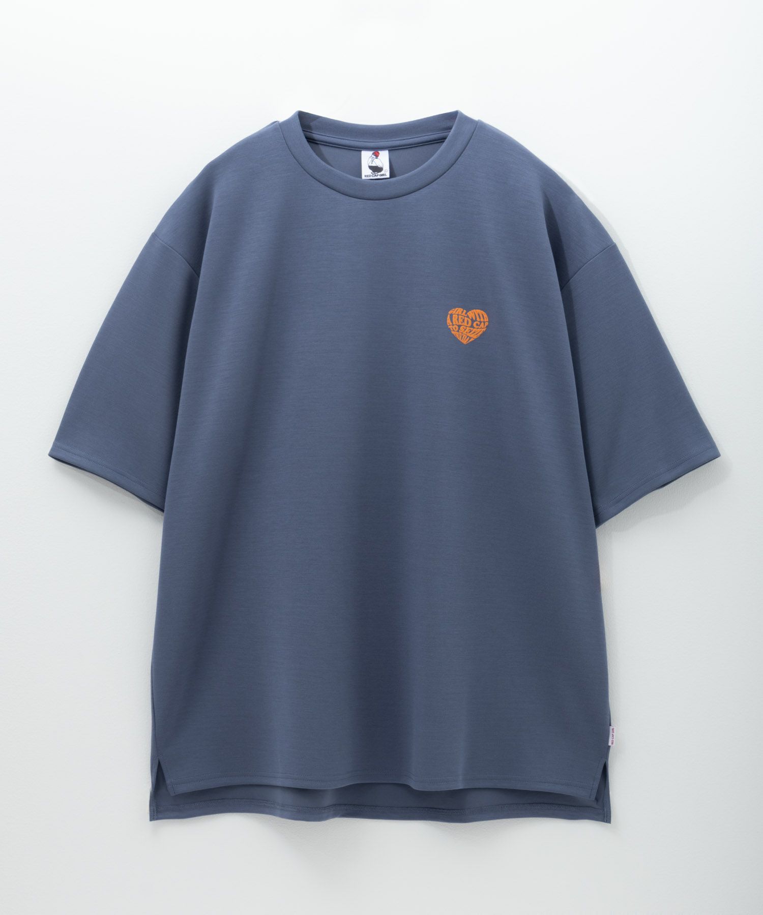 RED CAP GIRL  ポンチ素材バックプリントTシャツ メンズ メール便 対応商品商品画像-12