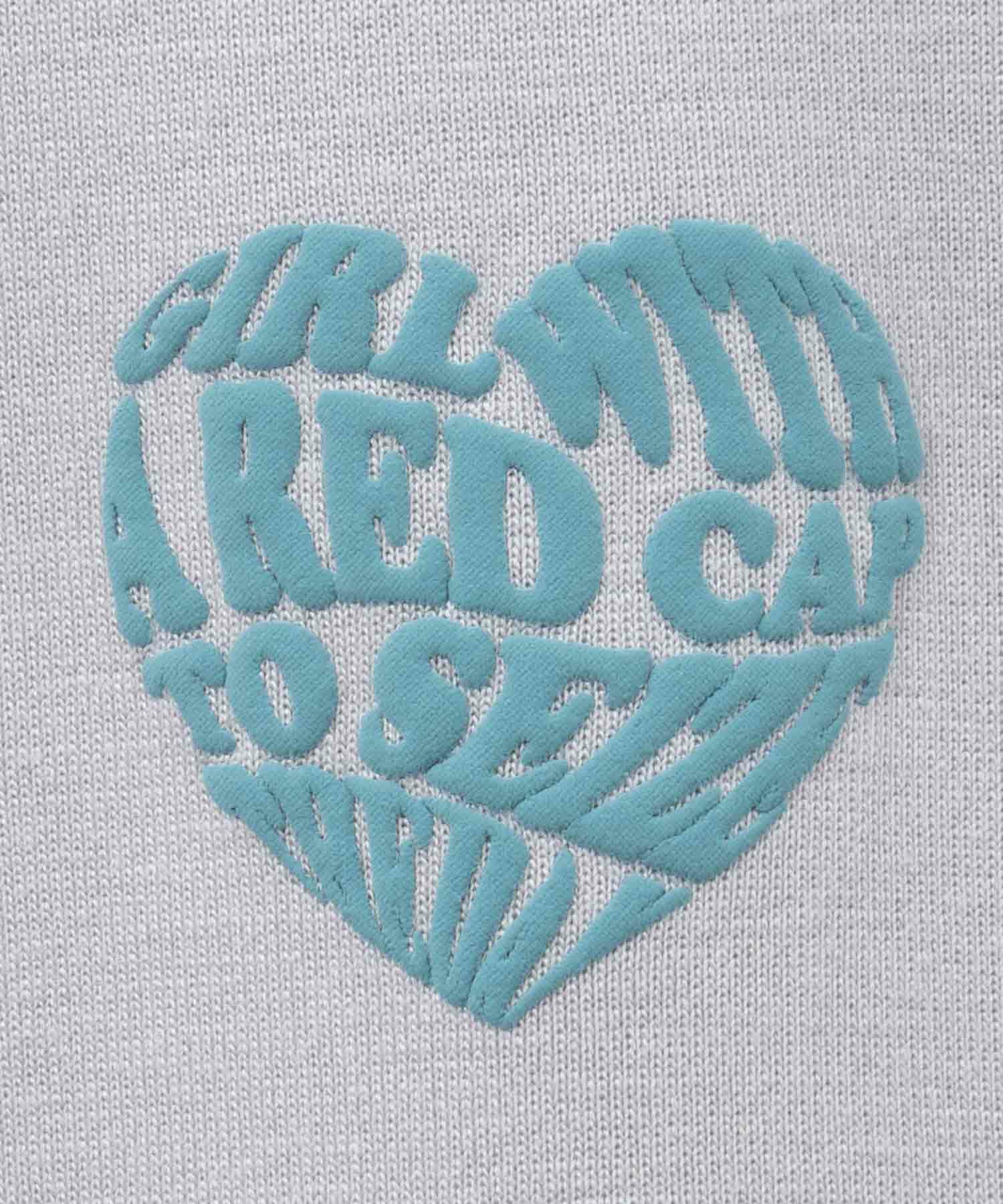 RED CAP GIRL ポンチ素材バックプリントTシャツ メンズ ネコポス 対応商品