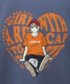 RED CAP GIRL  ポンチ素材バックプリントTシャツ メンズ メール便 対応商品商品サムネイル-20