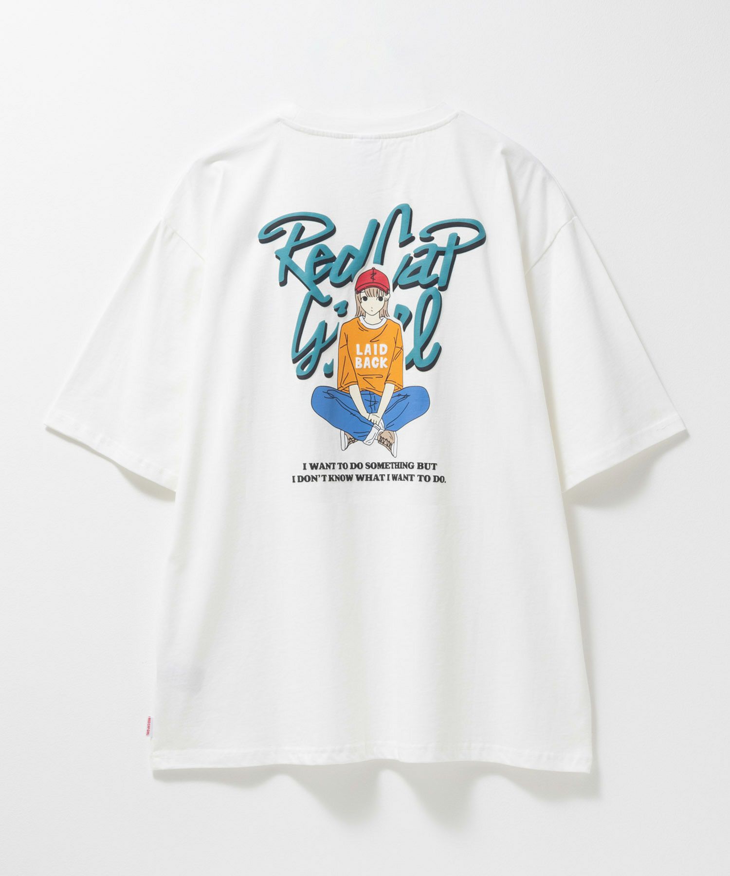 RED CAP GIRL  天竺バックプリントTシャツ メンズ メール便 対応商品商品サムネイル-6