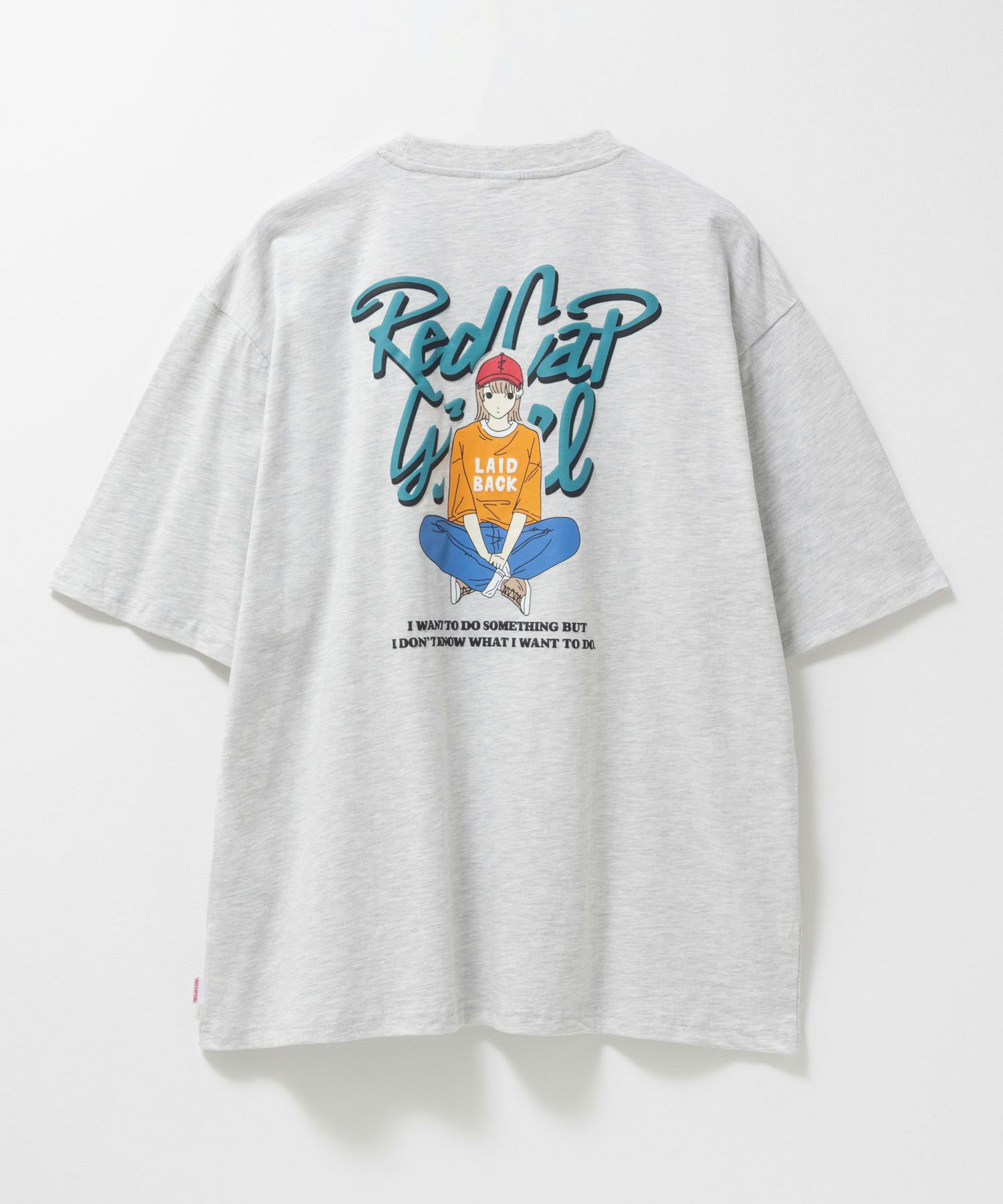 RED CAP GIRL  天竺バックプリントTシャツ メンズ メール便 対応商品商品サムネイル-8