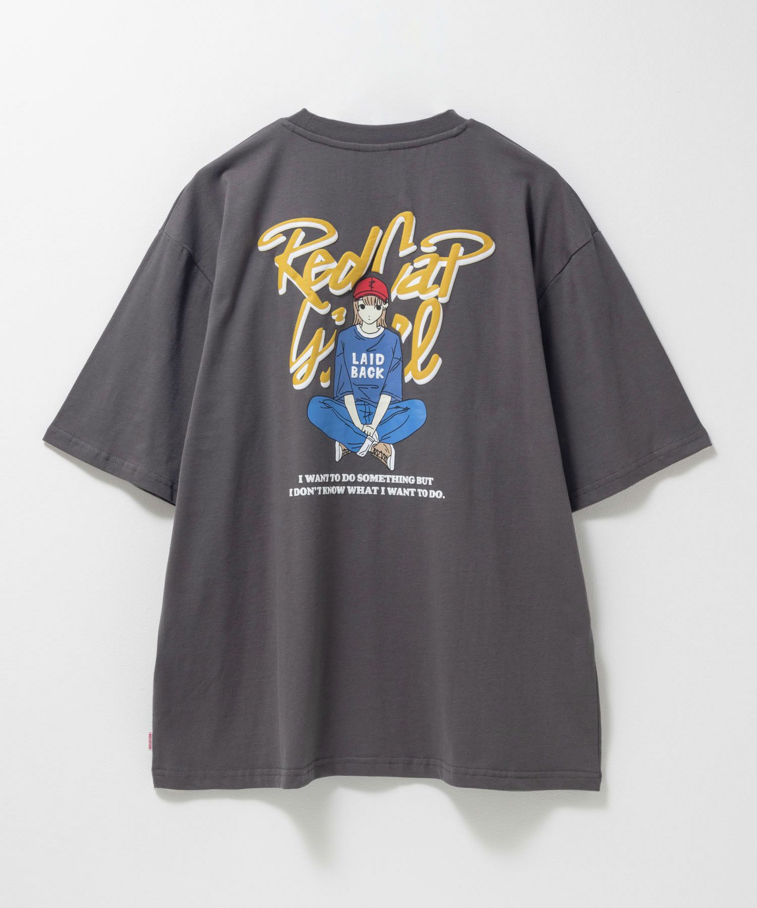 RED CAP GIRL  天竺バックプリントTシャツ メンズ メール便 対応商品商品画像-10