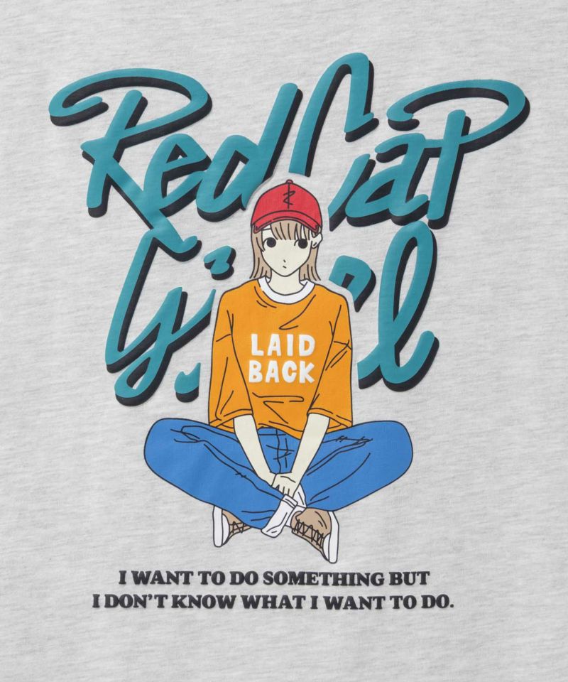 RED CAP GIRL  天竺バックプリントTシャツ メンズ メール便 対応商品商品画像-19