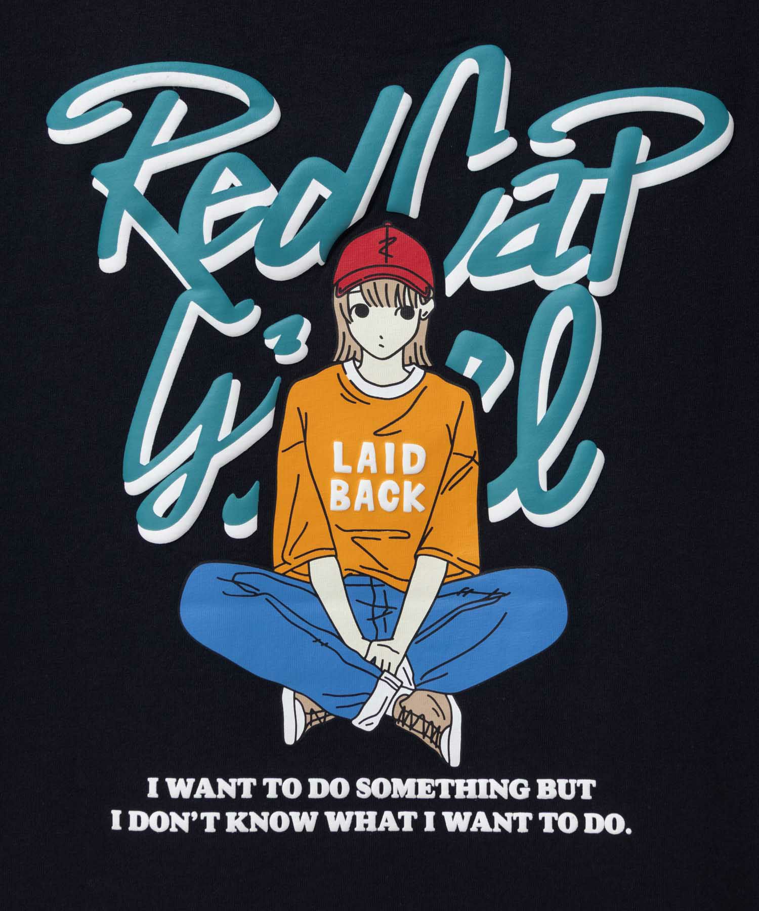 RED CAP GIRL  天竺バックプリントTシャツ メンズ メール便 対応商品商品画像-23