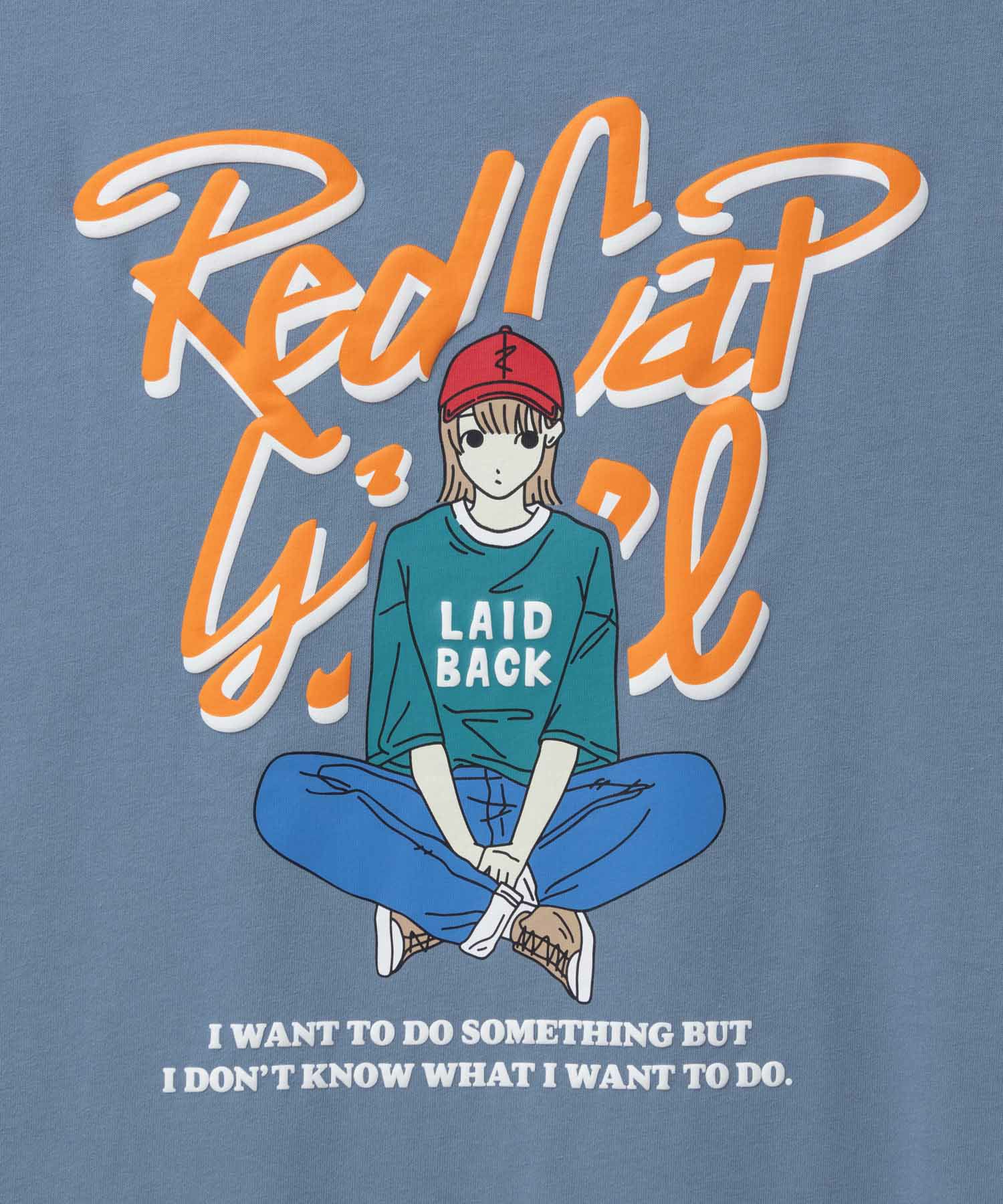 RED CAP GIRL  天竺バックプリントTシャツ メンズ メール便 対応商品商品サムネイル-25