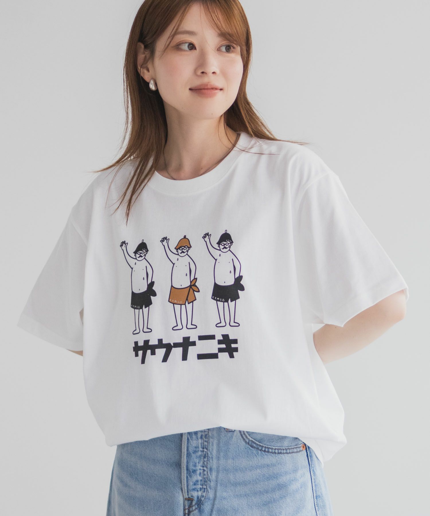 【WEB限定】サウナニキオーバーサイズTシャツ メンズ メール便 対応商品商品画像-1