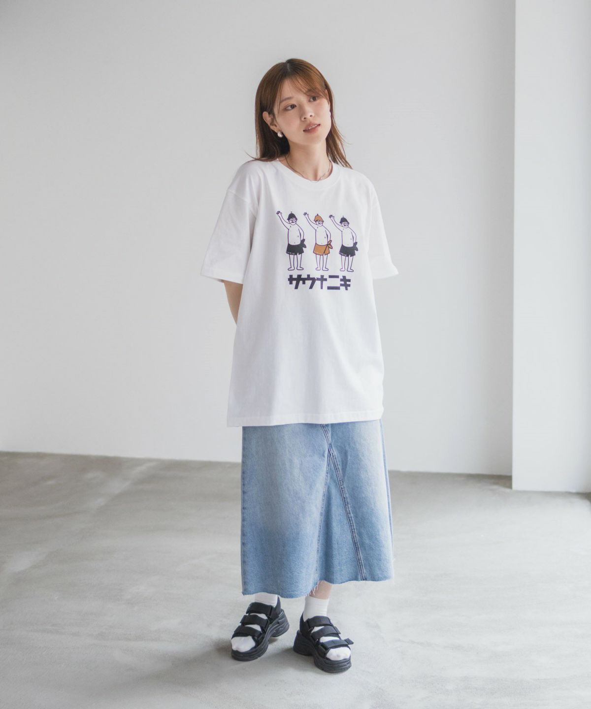 【WEB限定】サウナニキオーバーサイズTシャツ メンズ ネコポス 対応商品