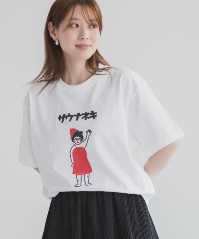【WEB限定】サウナネキオーバーサイズTシャツ メンズ ネコポス 対応商品