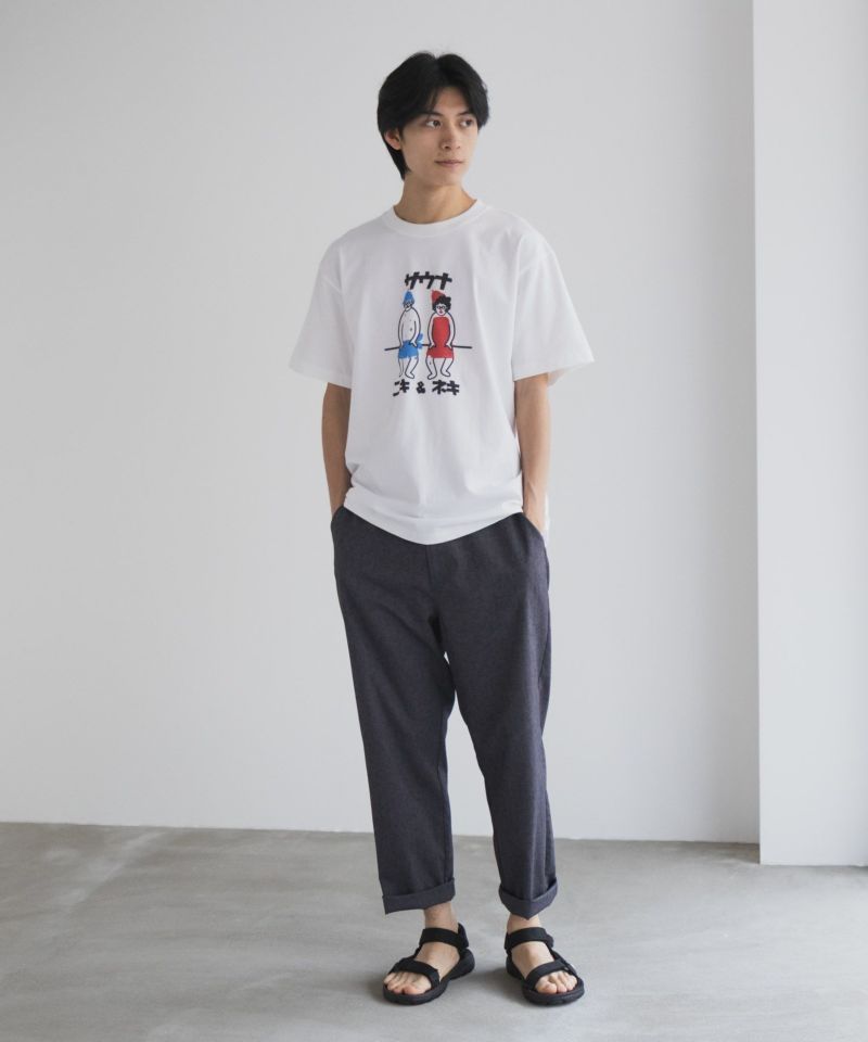 サウナニキ＆ネキオーバーサイズTシャツ メンズ