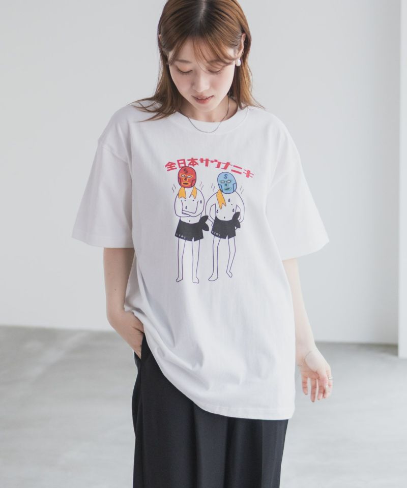 【WEB限定】全日本サウナニキオーバーサイズTシャツ メンズ ネコポス 対応商品商品画像-2