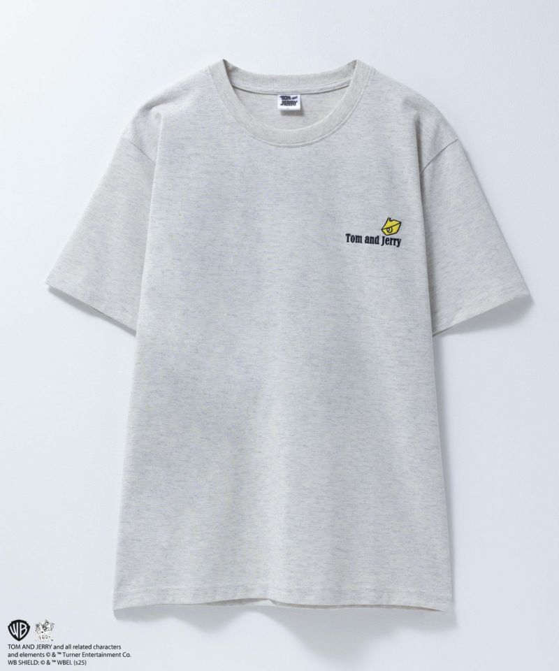 Tom and Jerry バックサガラ刺繍Tシャツ メンズ メール便 対応商品商品画像-2