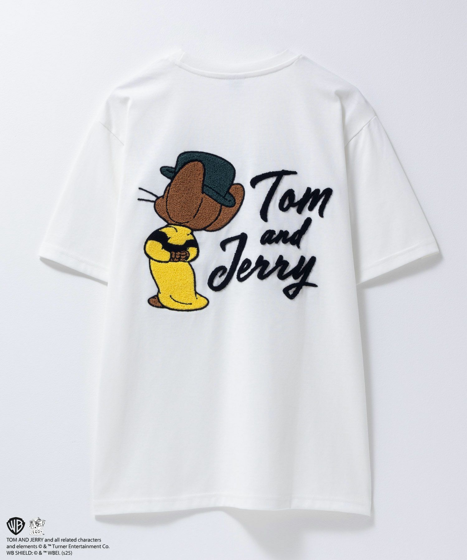 Tom and Jerry バックサガラ刺繍Tシャツ メンズ メール便 対応商品商品画像-3