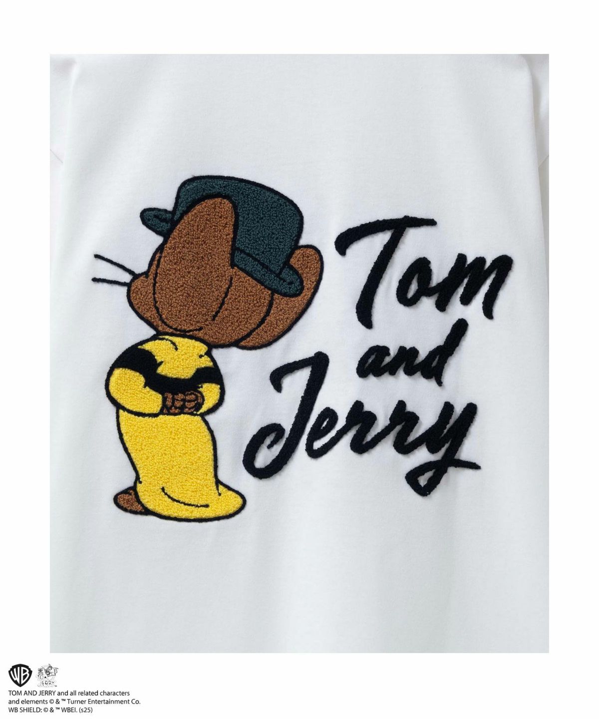 Tom and Jerry バックサガラ刺繍Tシャツ メンズ ネコポス 対応商品