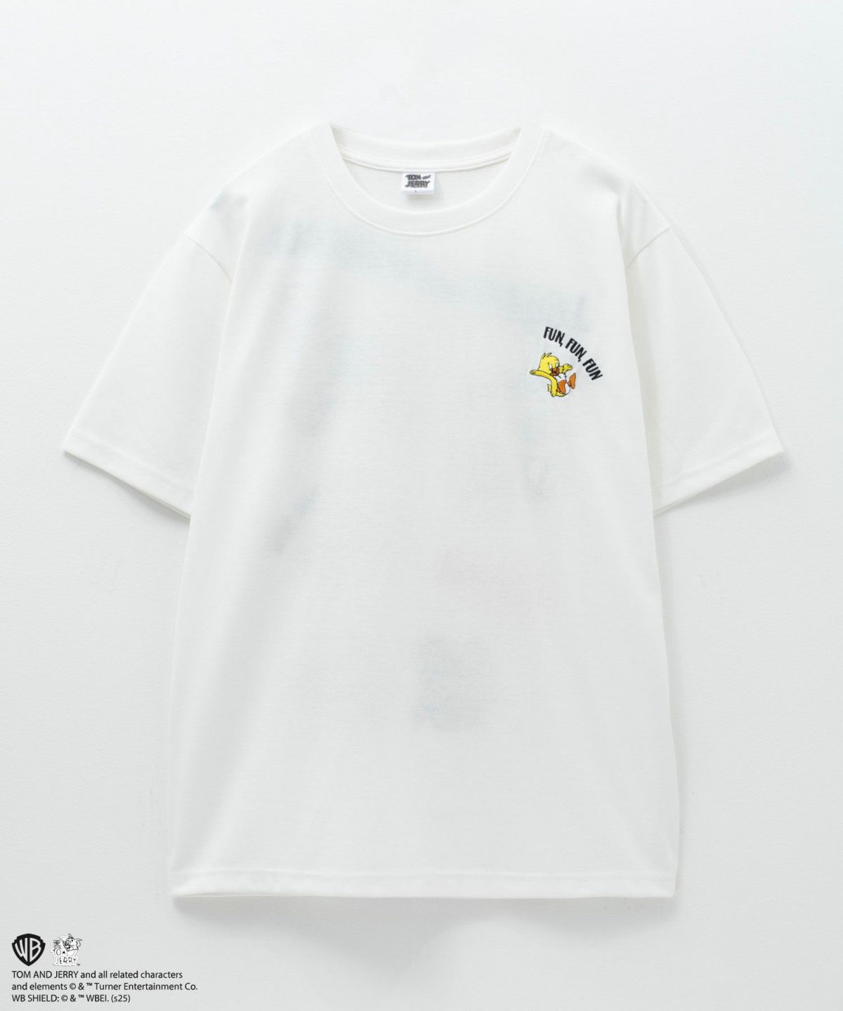 Tom and Jerry マッスルズバックサガラ刺繍Tシャツ メンズ ネコポス 対応商品