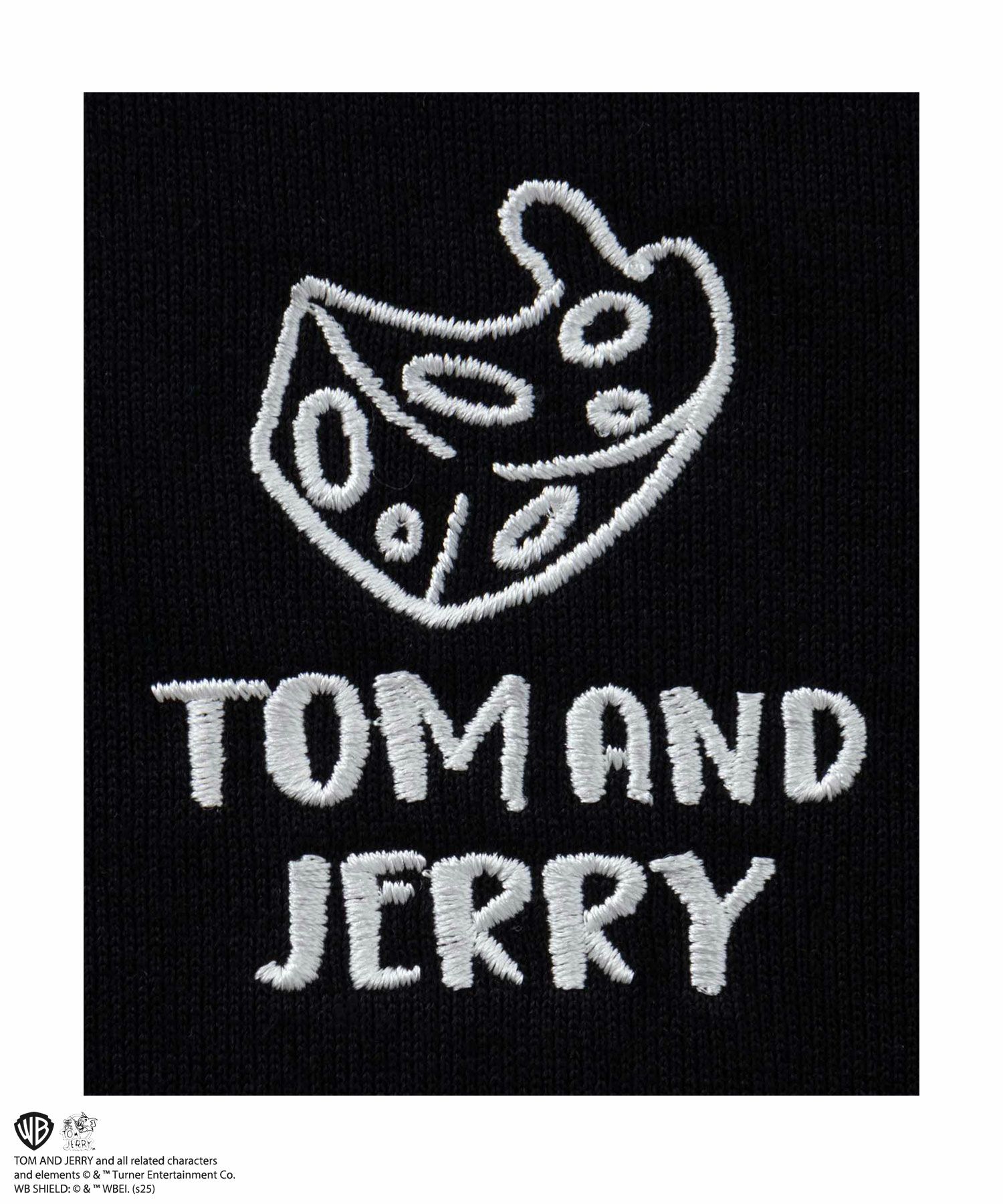 Tom and Jerry マッスルズバックサガラ刺繍Tシャツ メンズ メール便 対応商品商品画像-7