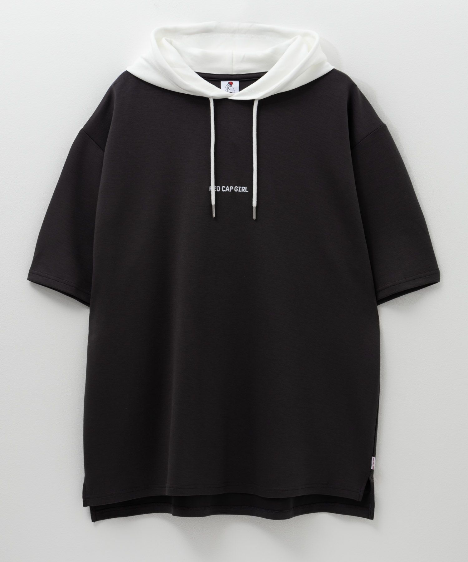 RED CAP GIRL ポンチ素材バックプリントフードTシャツ メンズ商品画像-9