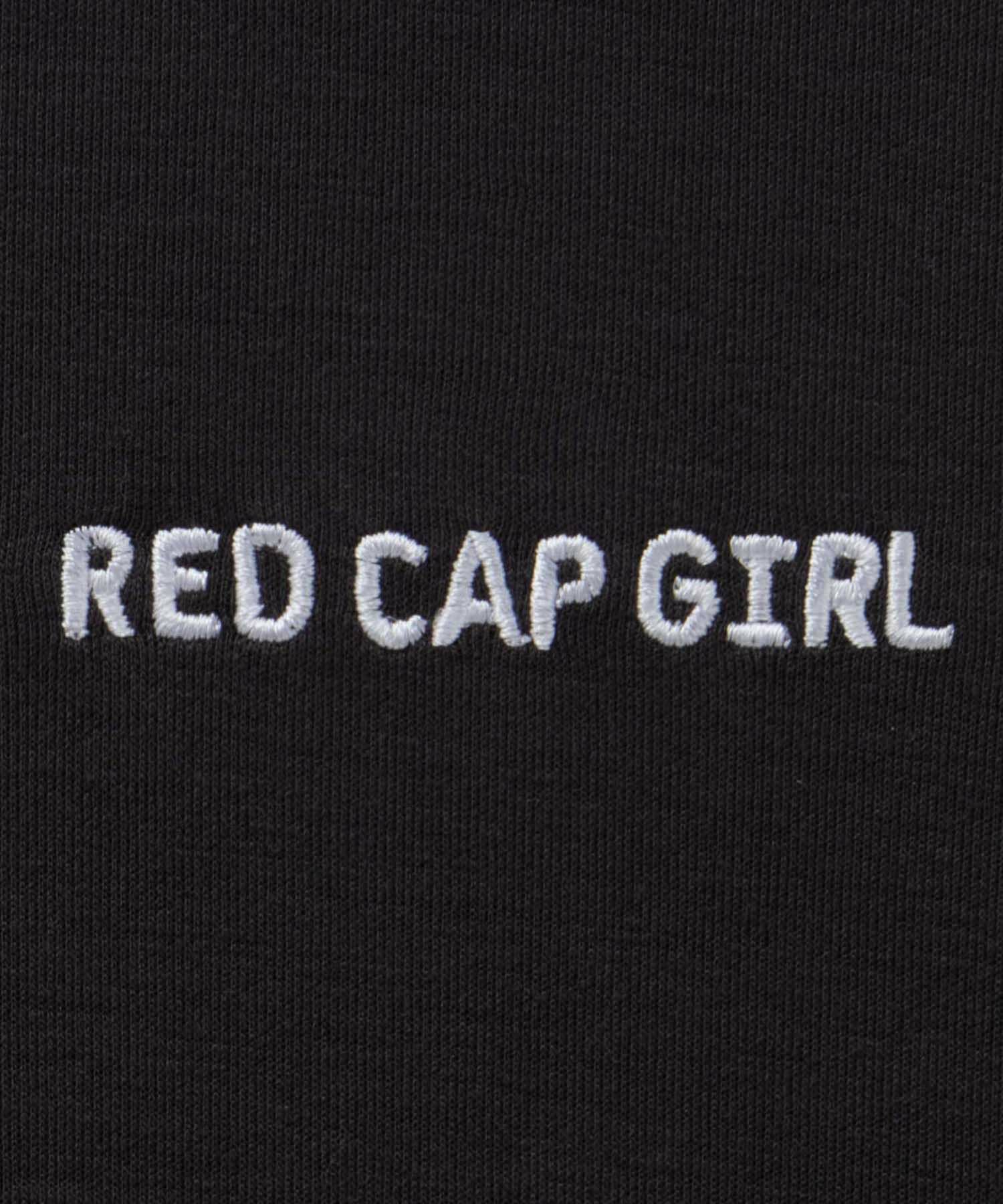 RED CAP GIRL  ポンチ素材バックプリントフードTシャツ メンズ商品画像-12