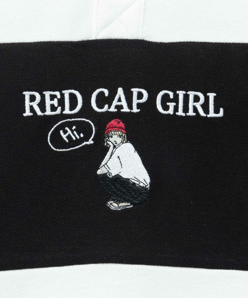RED CAP GIRL  鹿の子切替ポロシャツ メンズ商品画像-7