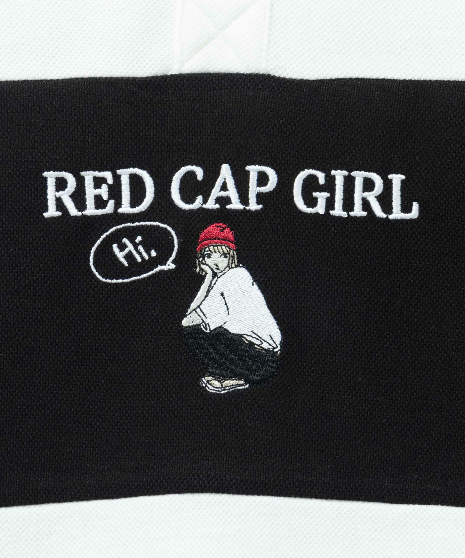 RED CAP GIRL  鹿の子切替ポロシャツ メンズ商品サムネイル-7