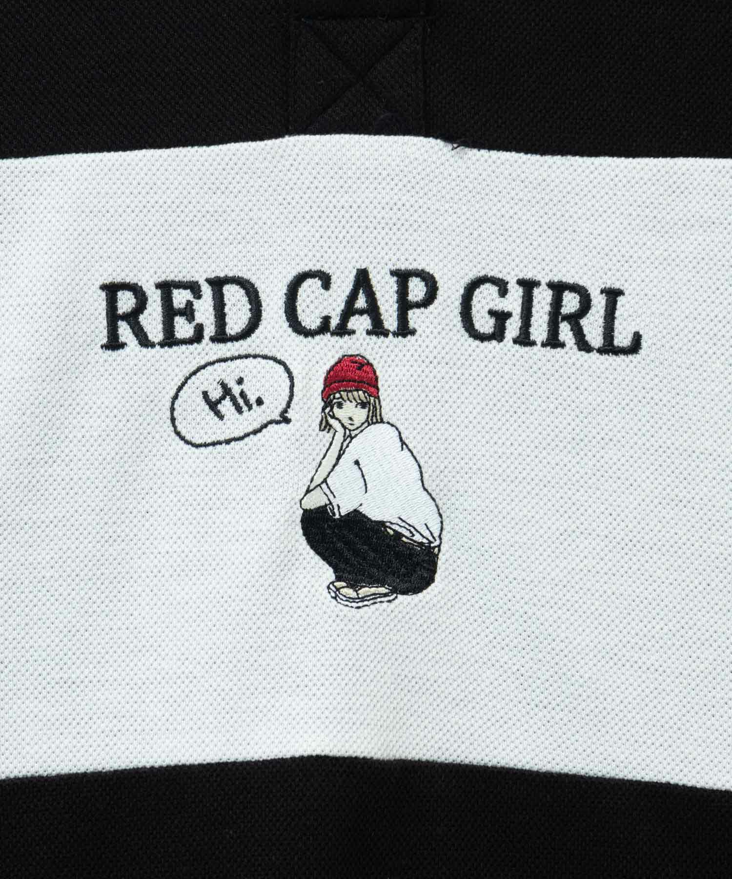 RED CAP GIRL 鹿の子切替ポロシャツ メンズ