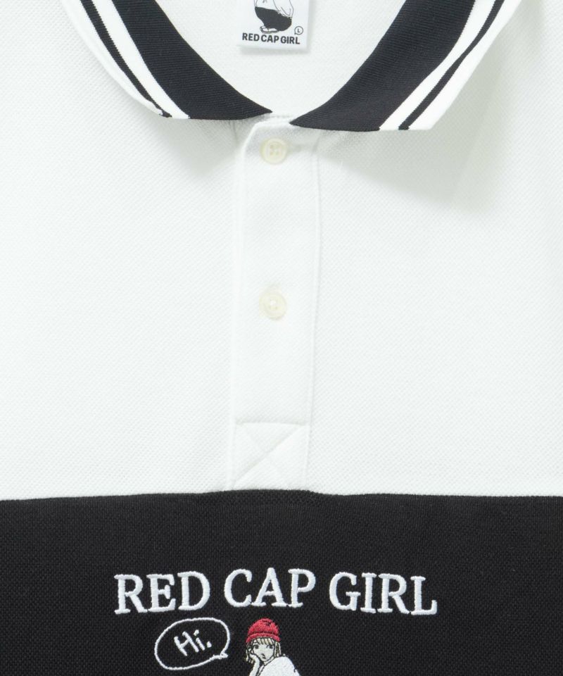 RED CAP GIRL  鹿の子切替ポロシャツ メンズ商品画像-10