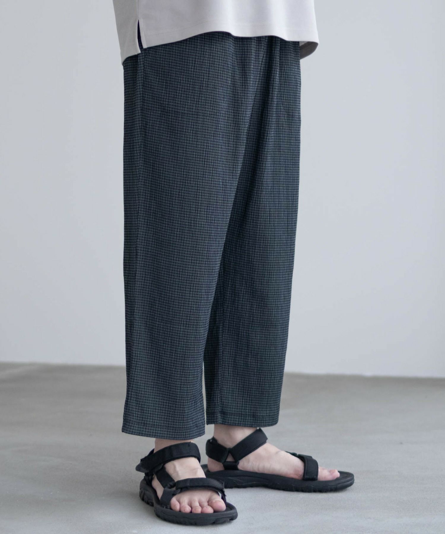 NAVY  楊柳アンクルパンツ メンズ商品画像-9