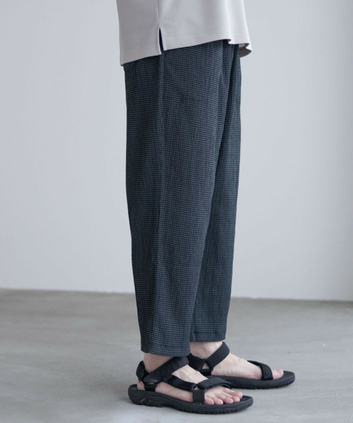 NAVY 楊柳アンクルパンツ メンズ