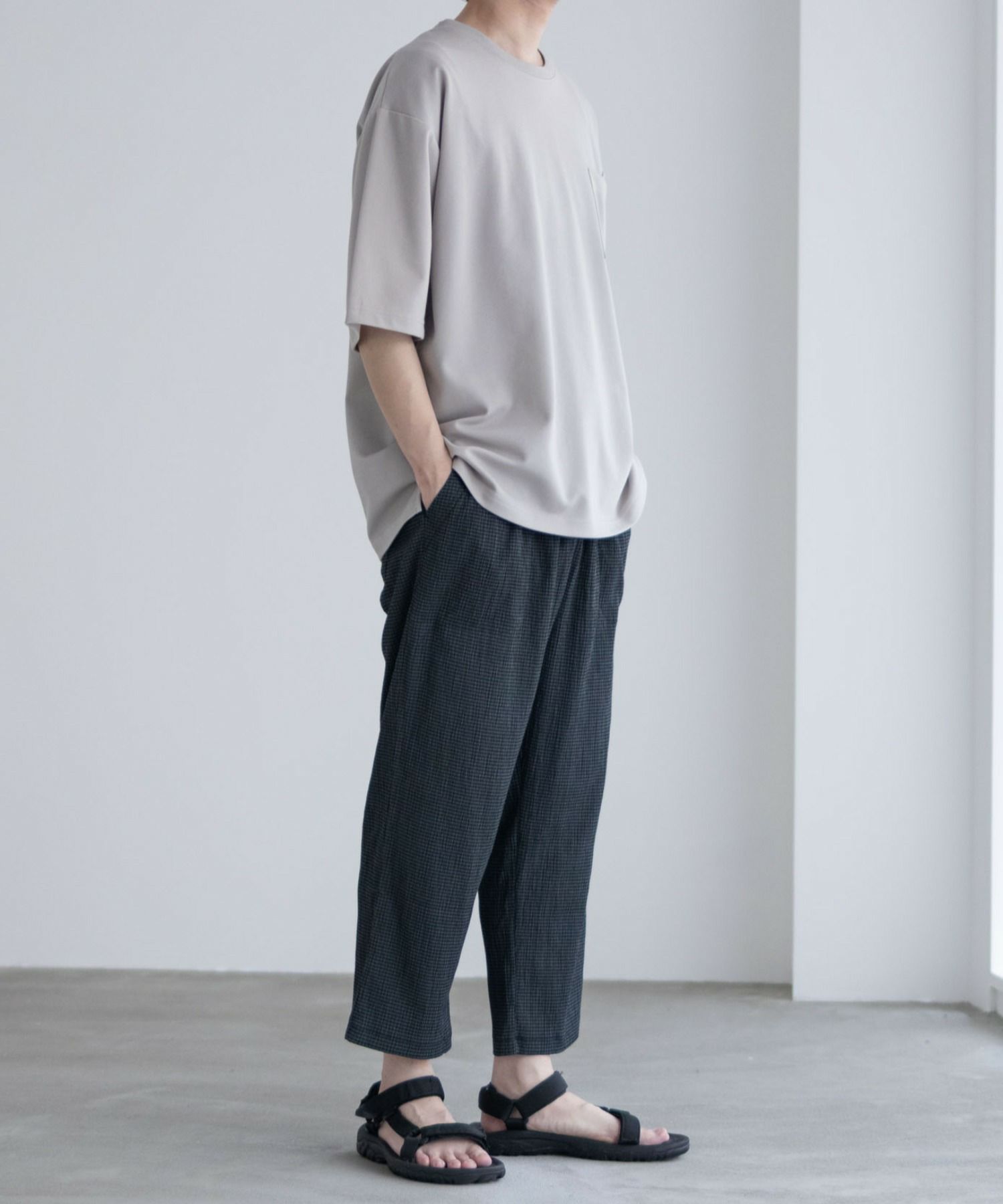 NAVY  楊柳アンクルパンツ メンズ商品画像-12