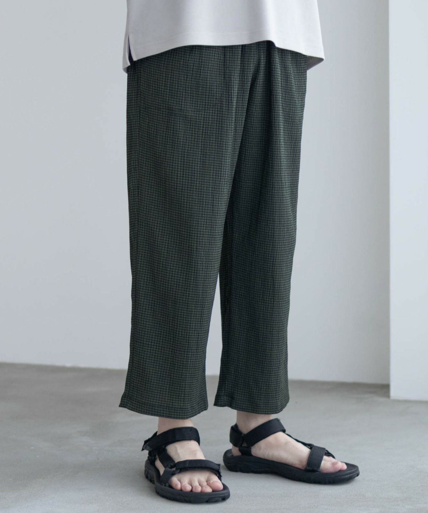 NAVY  楊柳アンクルパンツ メンズ商品画像-14